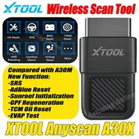 Escáner Bluetooth XTOOL A30X con 26+ servicios de reinicio, herramienta de diagnóstico automotriz, lector de códigos, escáner de diagnóstico para vehículos FCA, PK A30M