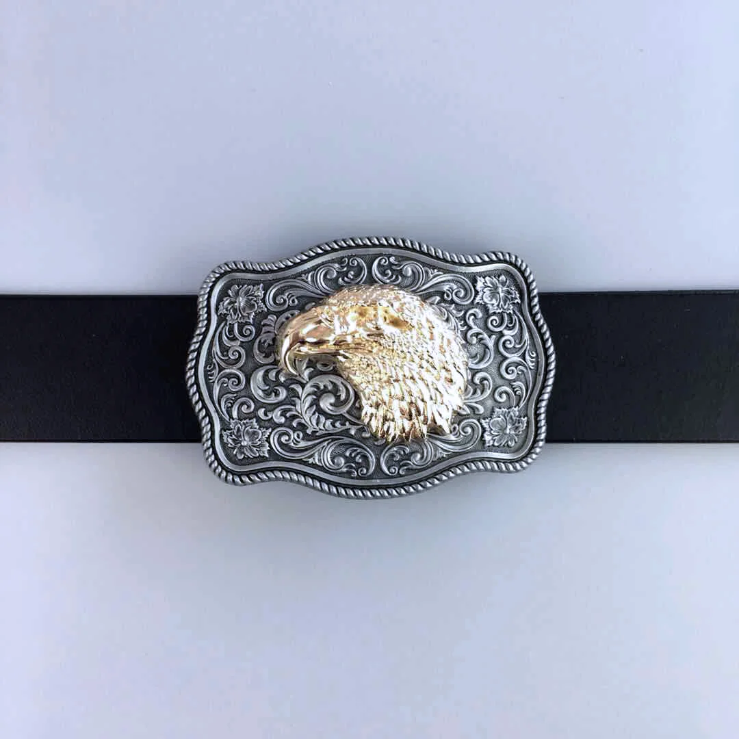 Small Size Vintage Eagle Head Western Belt Buckle Hebilla BUCKLE-WT142EH