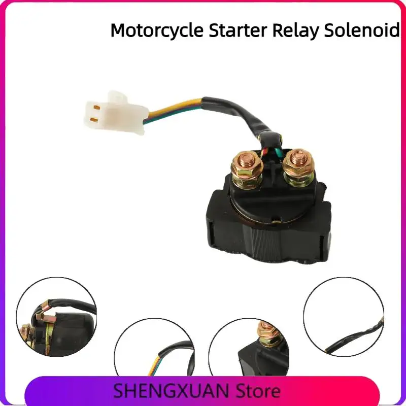 Long-Lasting Motorcycle Starter Relay Solenoid Fit for GRIZZLY YFM 125, YFM125, 600, YFM600, YFM80, 80,