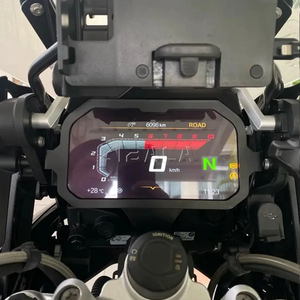 R1250GS 2023 TFT Theft Protection FOR BMW R 1250 1200 GS Adventure R1200GS LC Meter Frame Cover Screen Protector Dashboard Guard