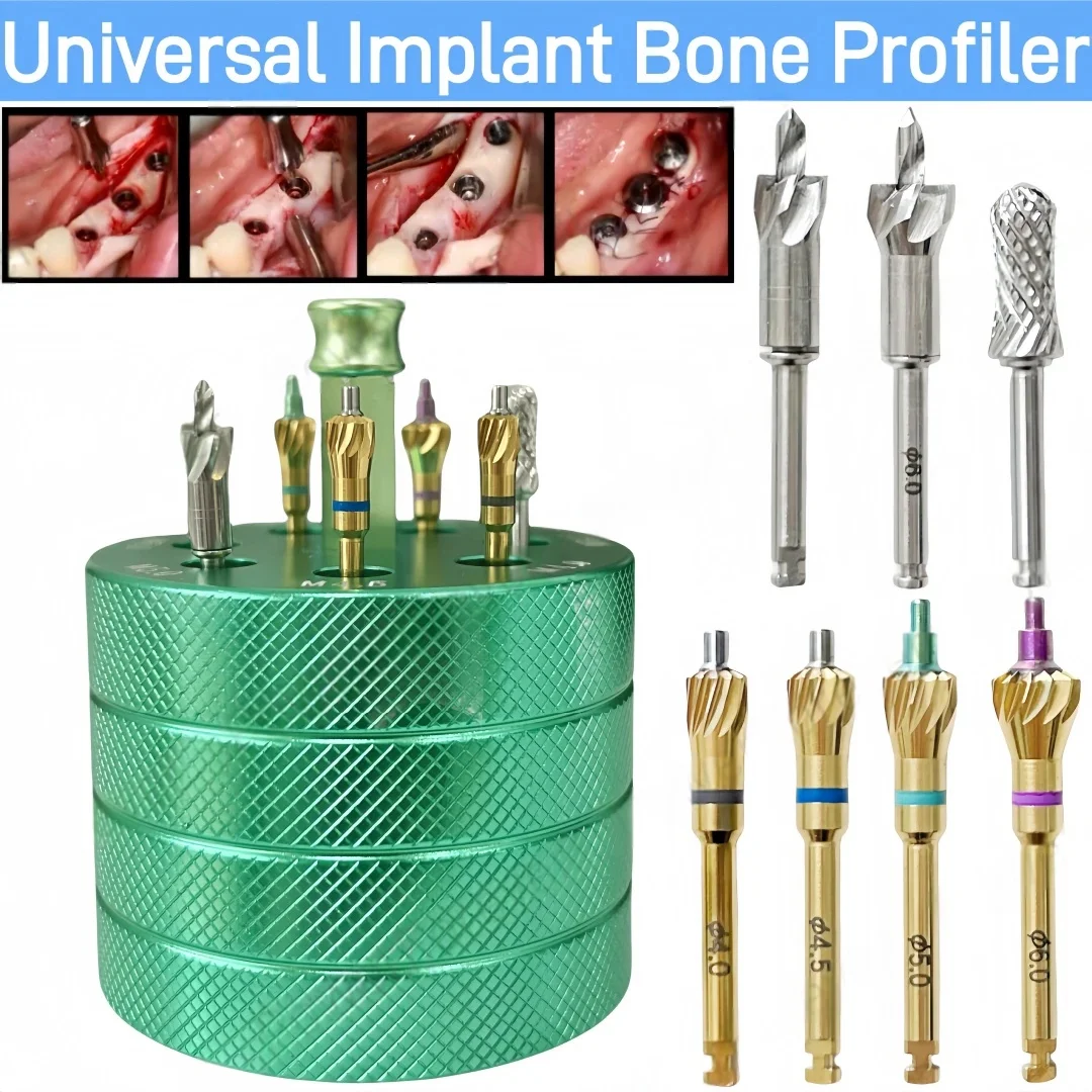 Dental Implant Bone Profiler Grinding Bur Surgical Instrument for Hiossen OSSTEM Dentium ITI MIS Adin