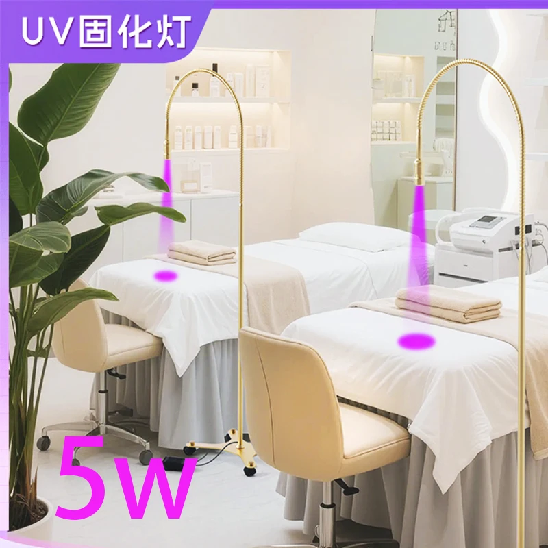 Upgrade LED UV Lash Light for Eyelash Extension 400nm 5W Purple Spectrum 2Second Fast Dryer UV Curing Lamp Purple Light LED Lamp