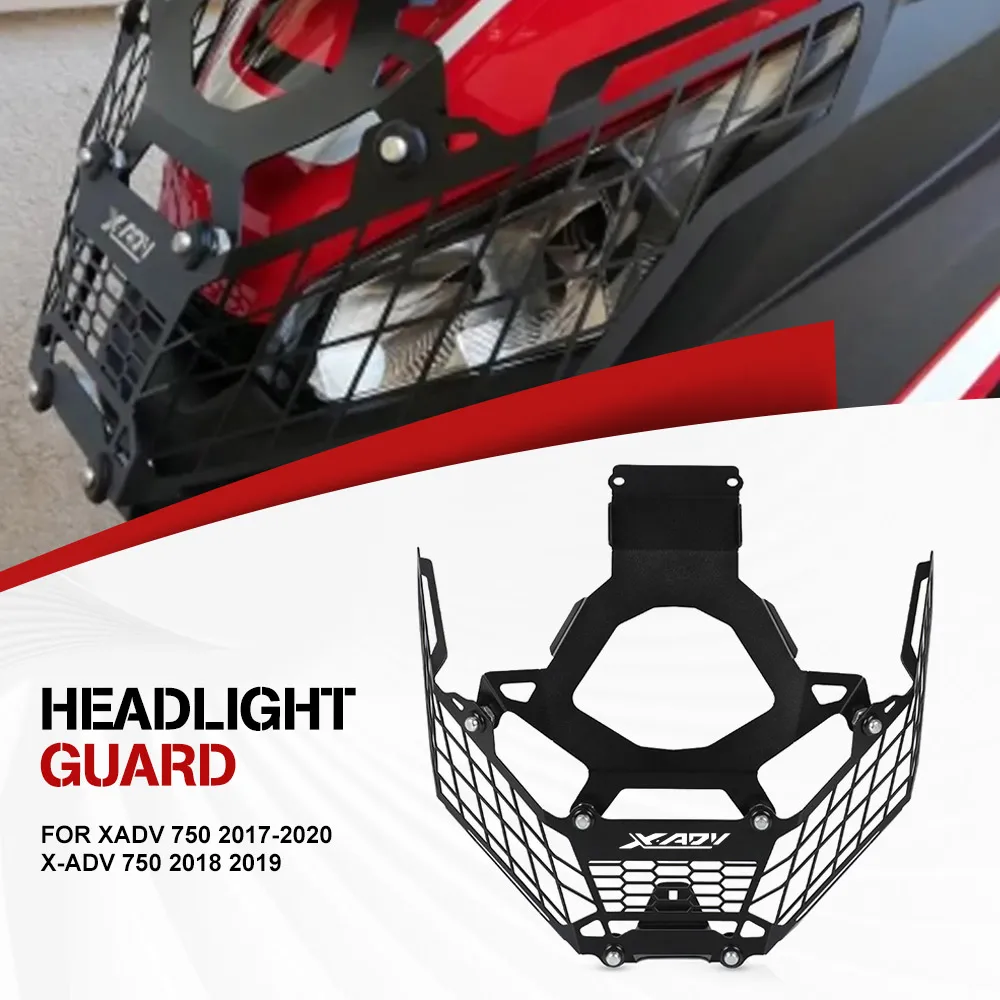

For HONDA XADV 750 2017-2020 X-ADV 750 2018 2019 Motorcycle Accessories Headlight Head light Grille Guard Cover Protection