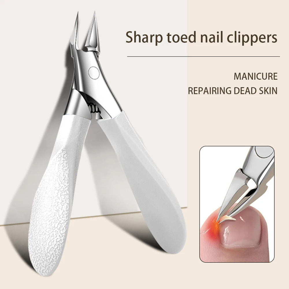Stainless Steel Nail Cutter,Toe Nail Clipper For Ingrown Thick Toenails Multipurpose Nails Trimming Tool For Manicure Pedicure