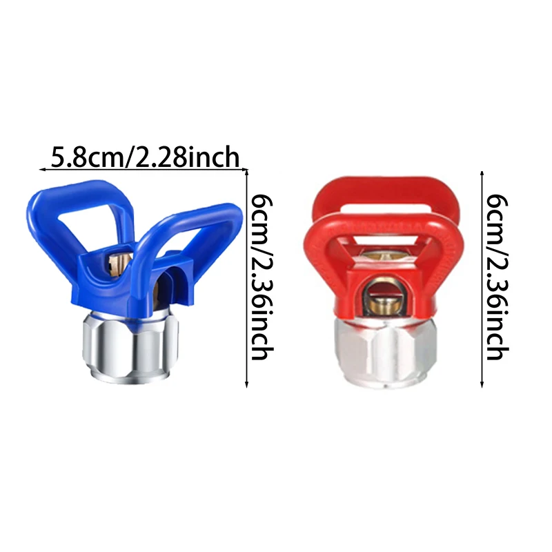 4 Airless Paint Sprayer Nozzle Bases Airless Paint Gun Assembly Spray Nozzle Tools Compatible with Airless Sprayers