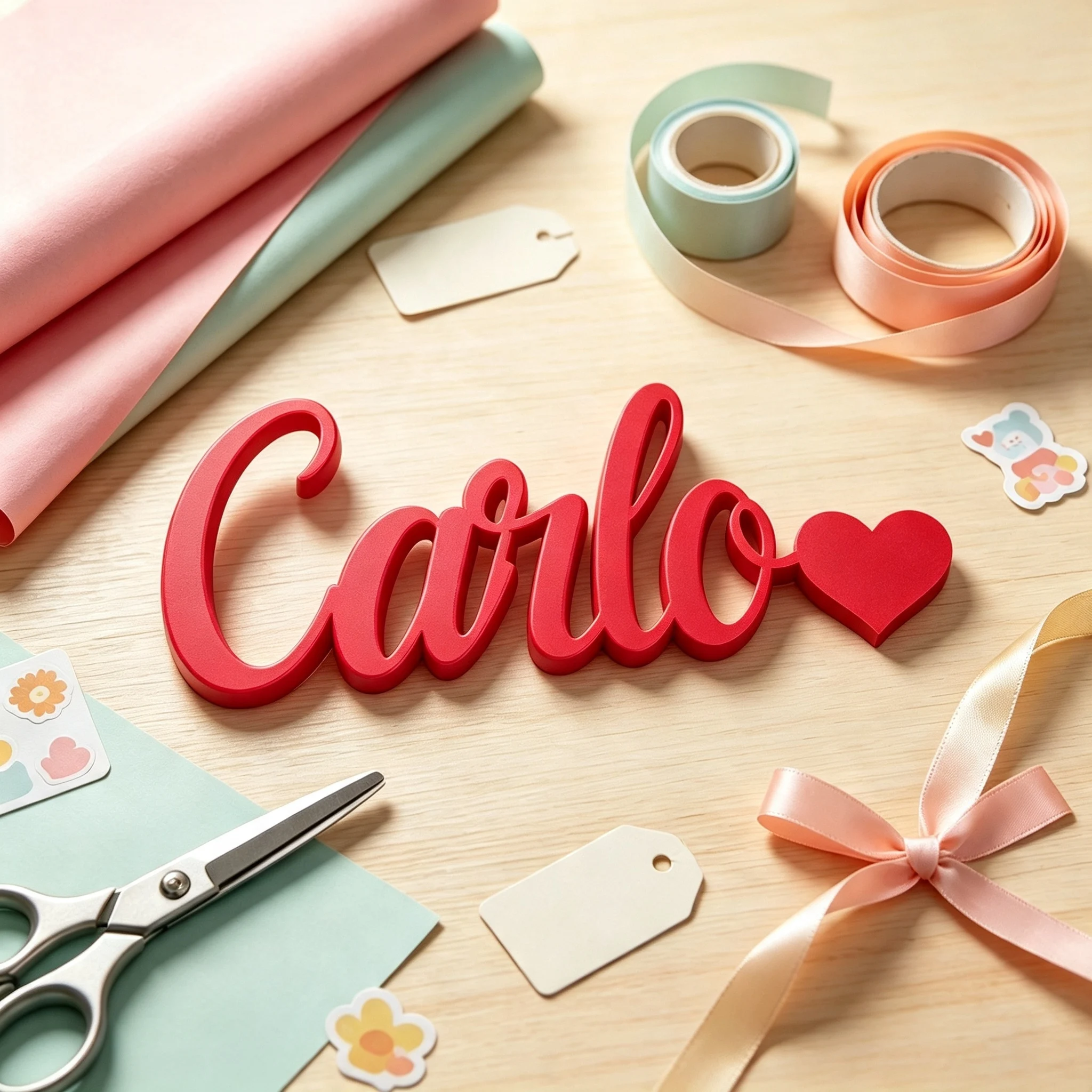 Custom 3D Love Letter Tabletop Decor Name Plaque Centerpiece Romantic Home Decor For Home Bedroom Hotel Valentine Wedding Party