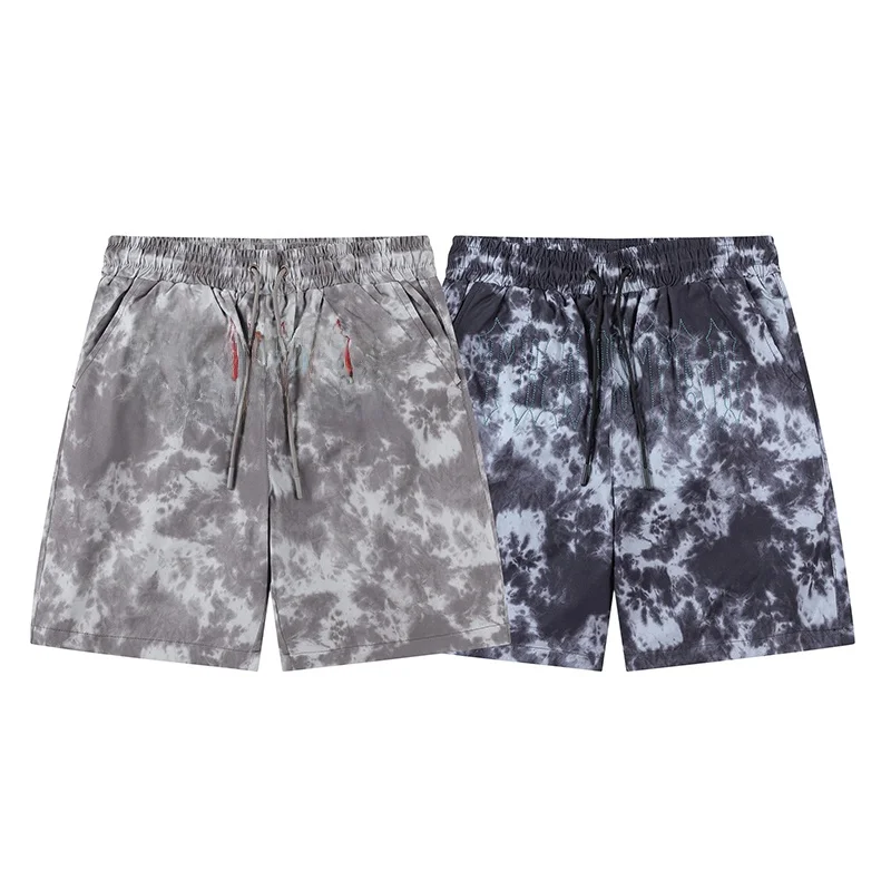 

Американские уличные летние спортивные повседневные брюки с вышивкой в стиле ретро, камуфляжные тканые брюки для отдыха, молодежные модные брюки для отдыха