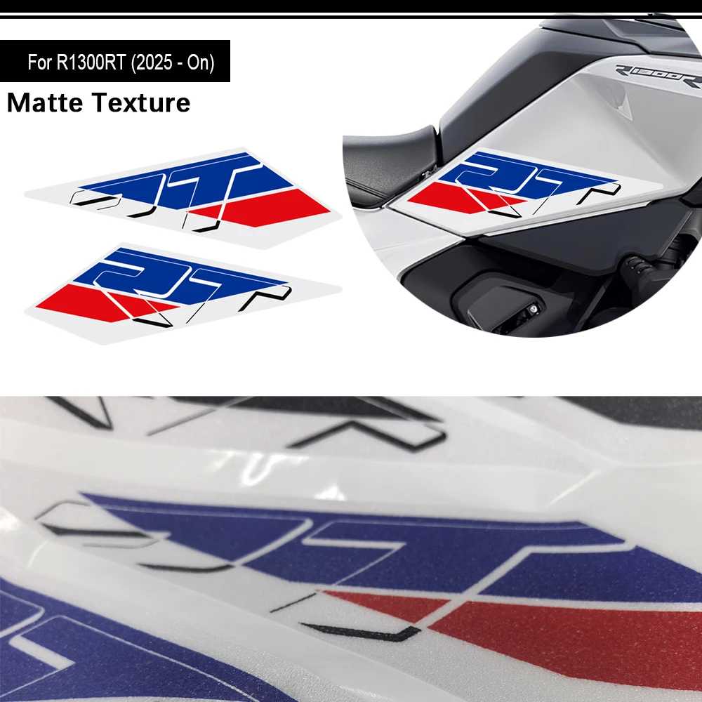 Motorcycle Accessories For R1300RT R 1300 RT 2025-2026 Tank Pad TankPad Cap Grips Gas Fuel Knee Stickers Decals Protection