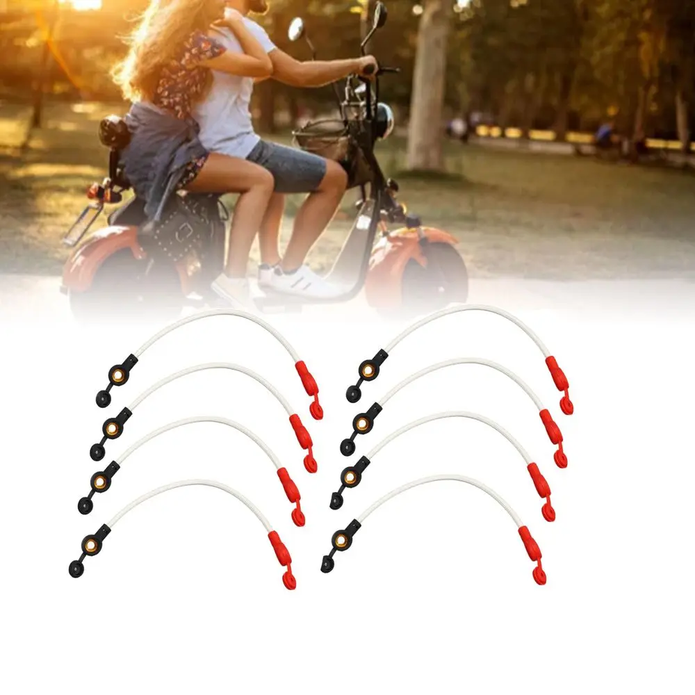 8PCS Fireproofing Battery Inverter Cables with Dust Hat Easy Installation Battery Power Cable Copper Wire
