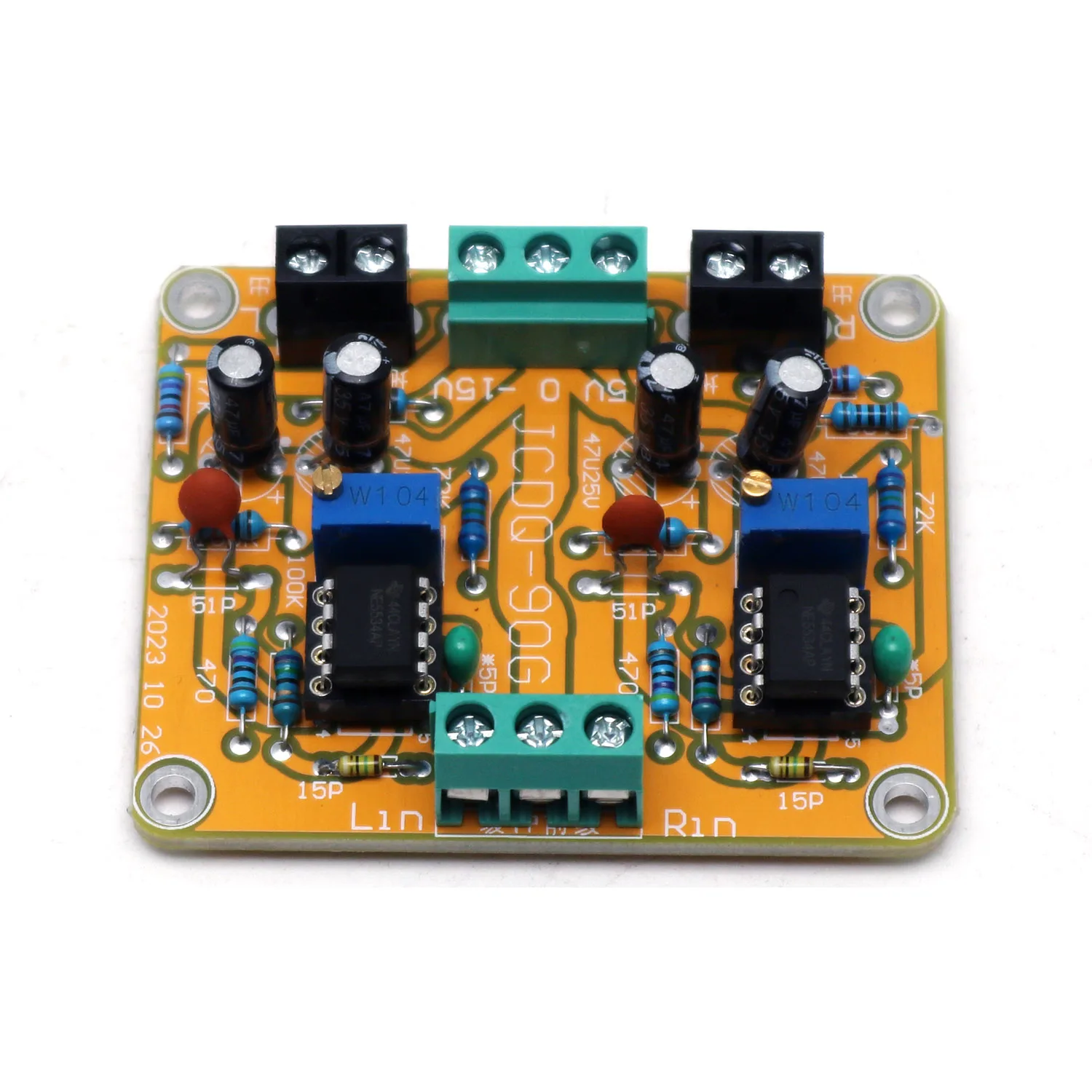 HIFI NE5534 DC-Puffer Stereo OP-AMP Vorverstärker Schaltkreisplatine unterstützt OPA627 AD847 AD797 OPA637 Audio Einzel-OP-Verstärker – Detail 2