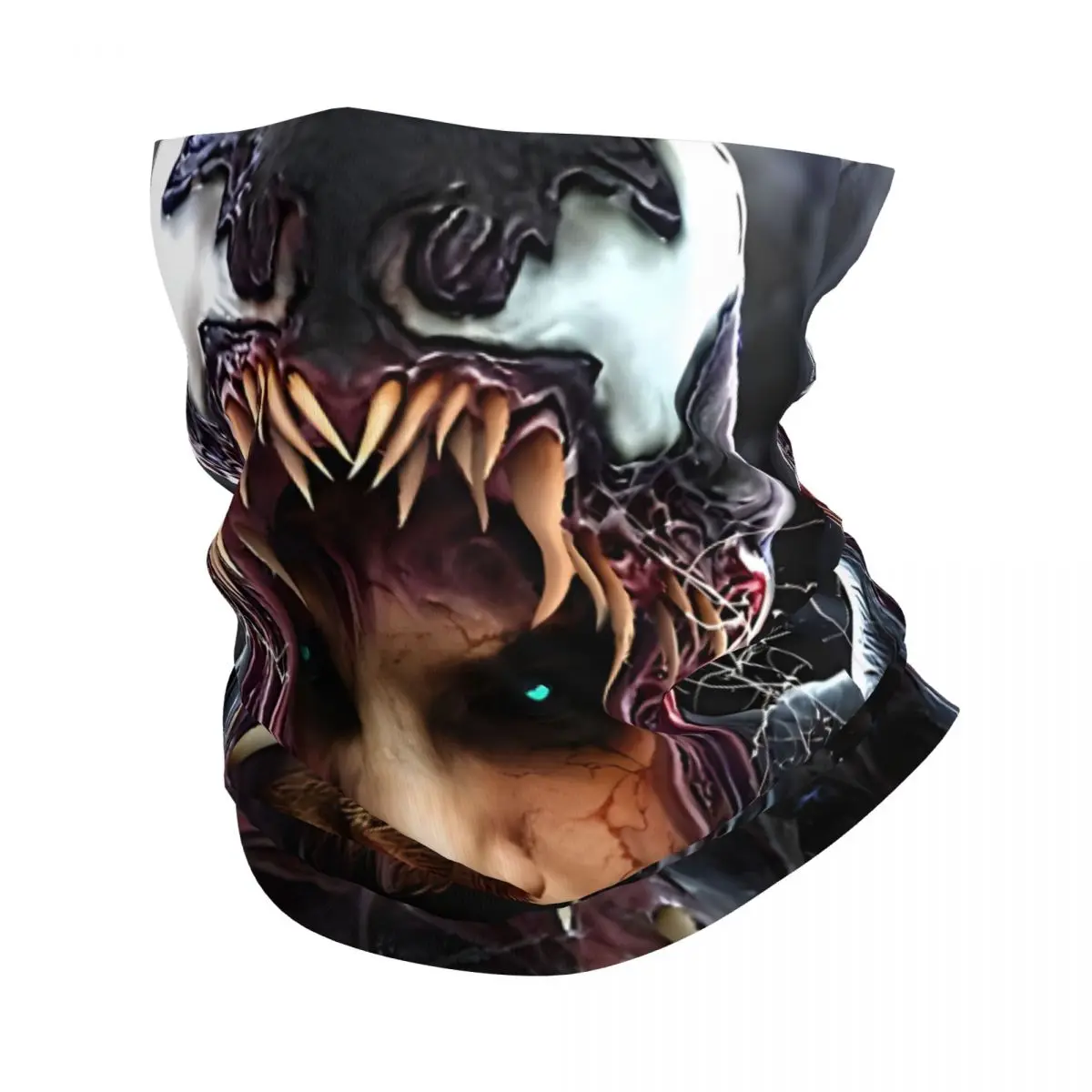 Chaotic Bandana Neck Cover Printed Motocross Marvel Venom The Last Dance Face Scarf Cycling Scarf Hiking Unisex Adult Windproof