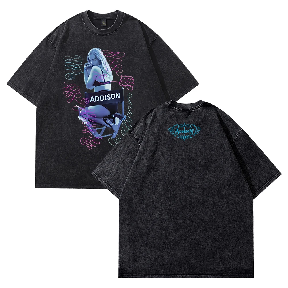Discover Addison Rae Album 2025 The Addison Tour Washed Shirt