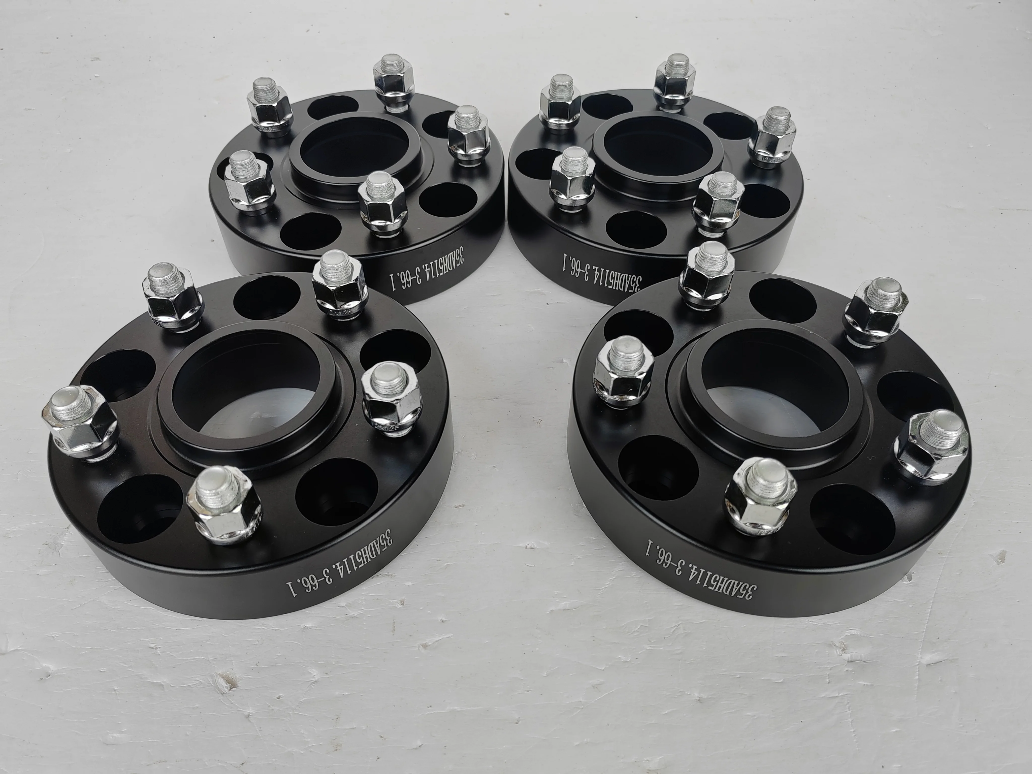 2pcs 35mm 1.38inch 5x114.3-66.1|12*1.25 thread Wheel spacers For Skyline Crossover|Serena|Sentra|Rogue Select|Quest|Pulsar|Altim
