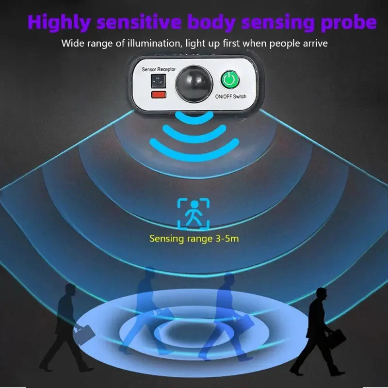 504LED Ultra-Bright Solar Street Light Wide Angle MotionSensor, Remote Control,Energy-Efficient, Waterproof, AndAdjustable