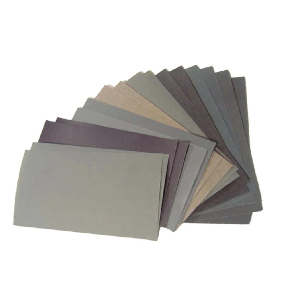 15Pcs Sandpaper Set 400-3000 Grit Sanding Paper Water/Dry Abrasive SandPapers For Wood Metal Plastic Polishing Tools