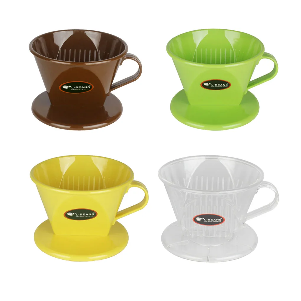 

Cone Shape Coffee Maker Filter Cup Dripper Reusable Pour Over Serving Mug Filters Manually Coffee Dripper Cone coffee dripper