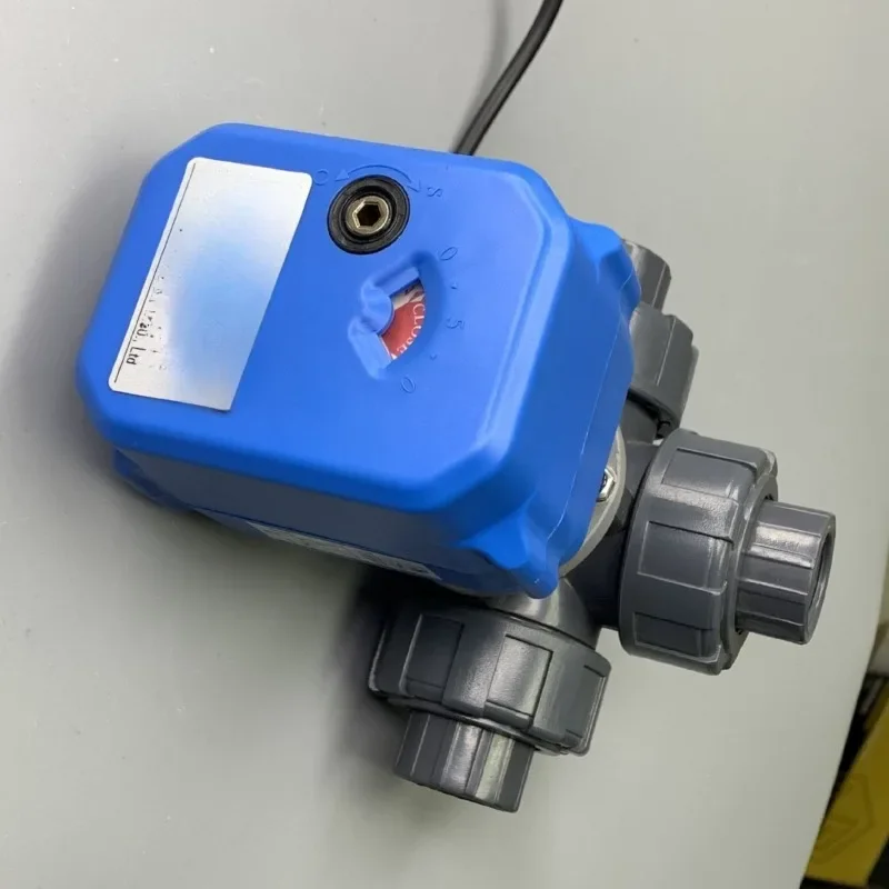 Mini Electric Actuator 6Nm AC220V Two Wire Control Power Down Return Miniature Electric Valve