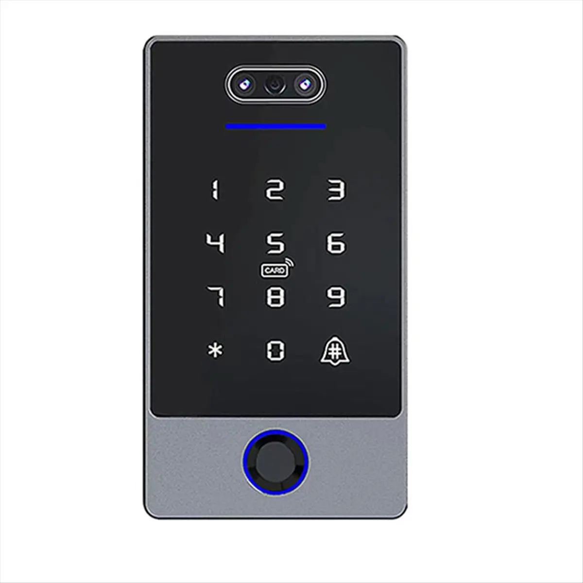 SCLS TTLock Face Recognition Access Control Keypad Standalone Waterproof Fingerprint Access Controller for Door Lock-B