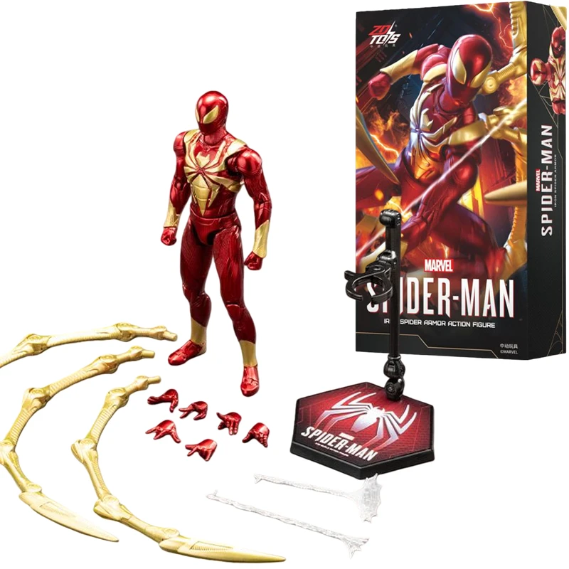 ZDTDS Original Spider-Man Brandneuer Day PUNK ANZUG Scarlet Spider 2099 FORTSCHRITTLICHER ANZUG 1/10 Marvel Actionfigur Modell Spielzeug Geschenk