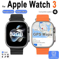 2025 New For Apple DT Ultra 3 GPS Maps Smart Watch 32G Large Memory Album AMOLED Smart Watch Men Sports Fitness Waterproof Watch