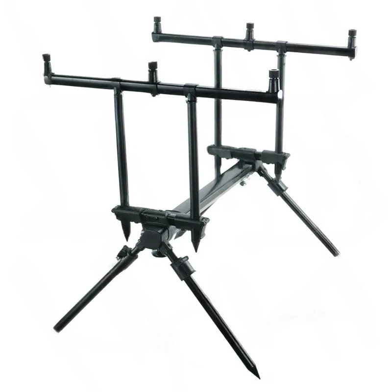 Aluminum Alloy Fast Folding Large European Sea Telescopic Three-Head Warehouse Fishing Rod Bracket