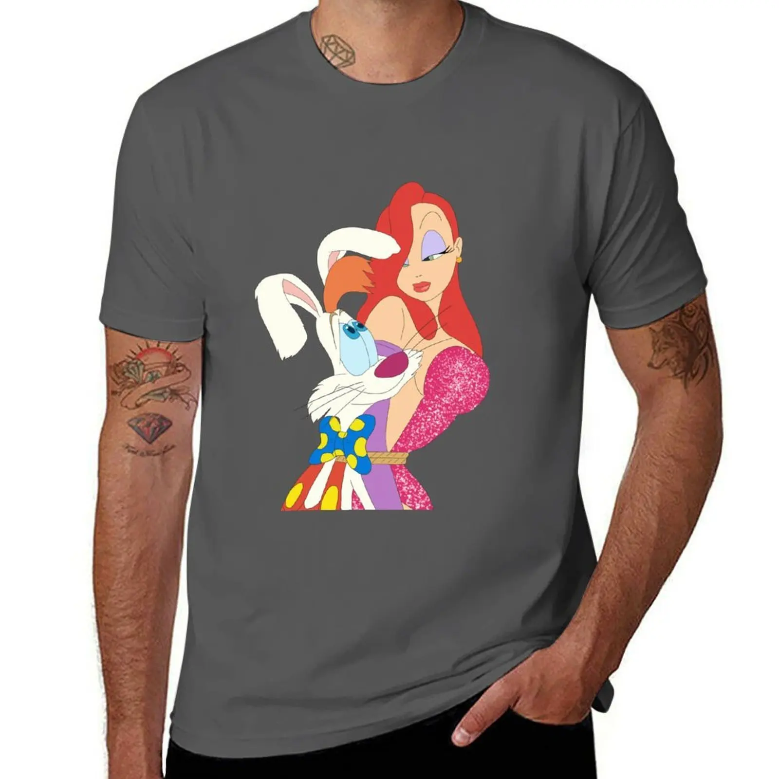 

Roger and Jessica Rabbit T-Shirt t shirts designer t shirts cotton 100% T-Shirt