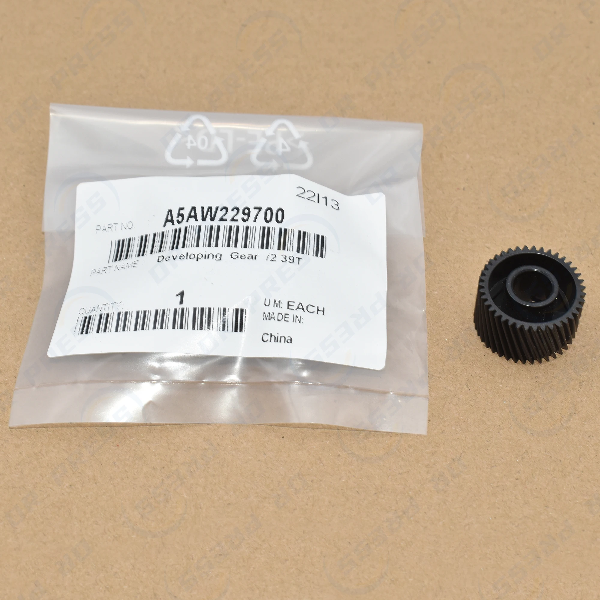 A5AW229700 Developing Gear /2 39T for Konica Minolta C6085 C6100 C1085 C1100
