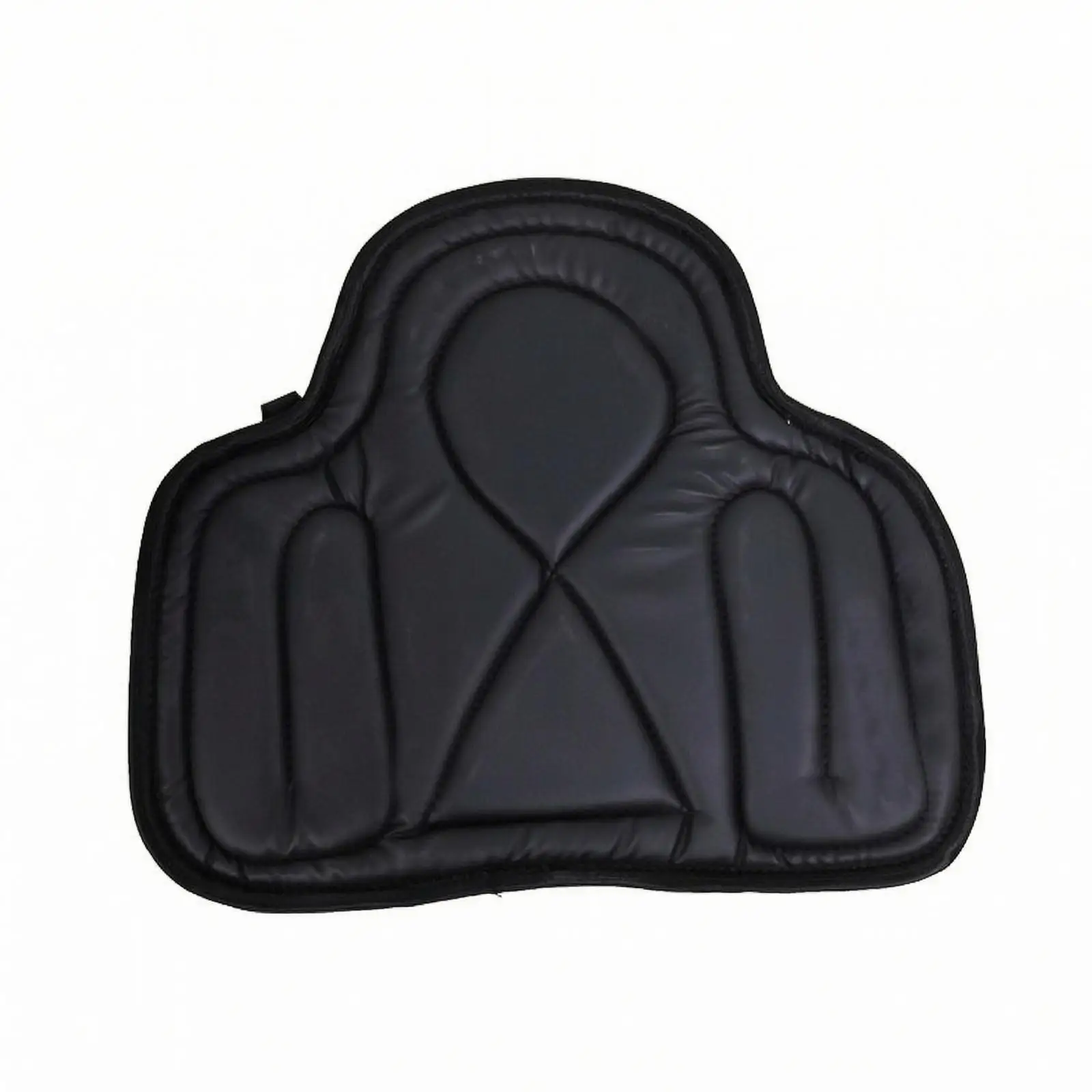 Equestrian Saddle Cushion Pad for Horse Western Riding Leather Wool with Secure Straps Contoured Design for Comfort and