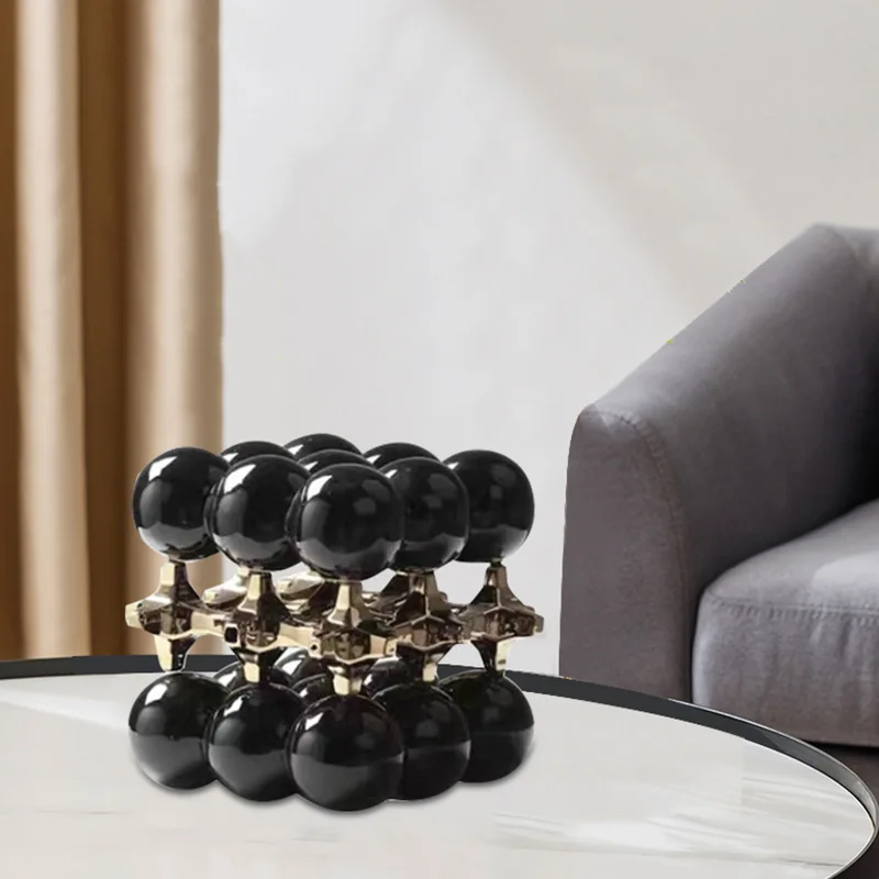 Nordic style bead ornaments, sales office, bookcase, living room soft ornaments in's modern ornaments