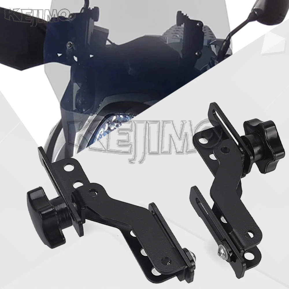 For SUZUKI V-STROM 1000 VSTROM DL1000 Windshield Support Holder Windscreen Strengthen Bracket Adjusters Airflow Adjustable Kits