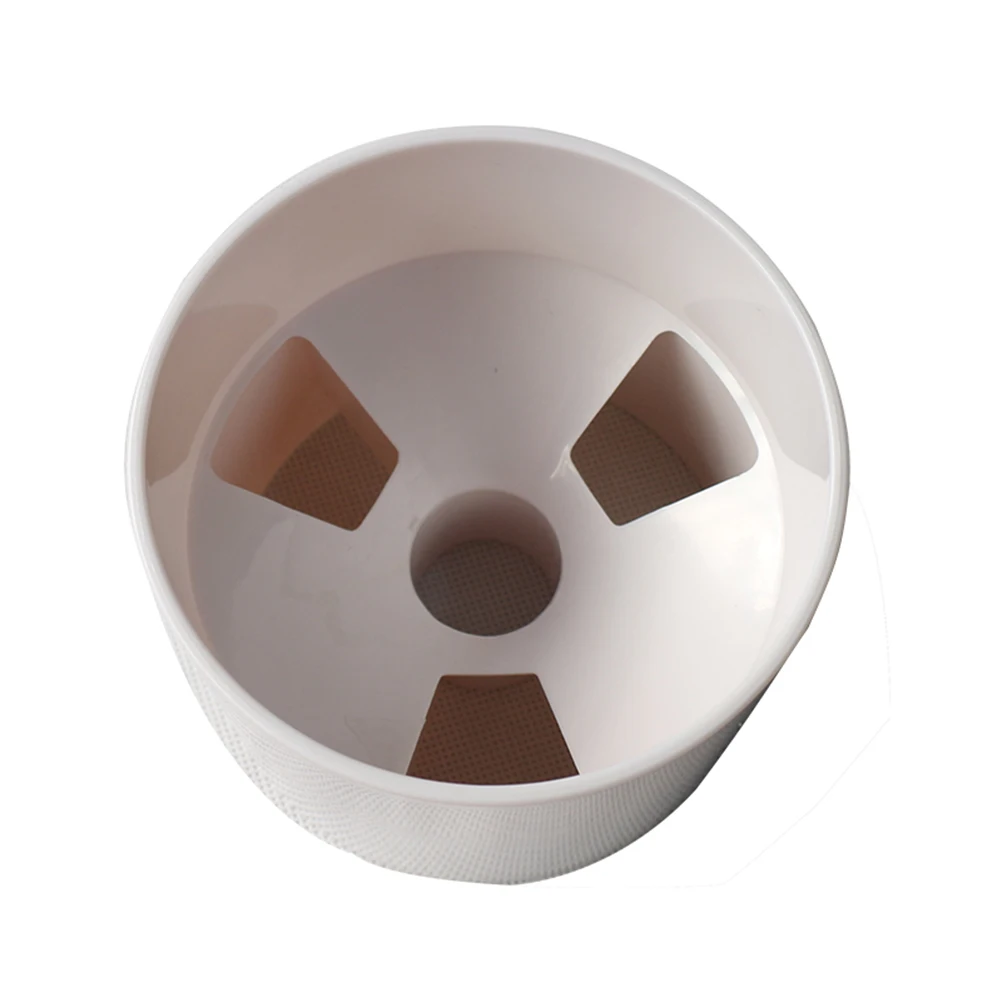 

4pcs Golf Plastic Hole Cup Ivory White ABS Durable Practice Stick Putting Putter Chipping Training Aids Garden Putter Flag Pole
