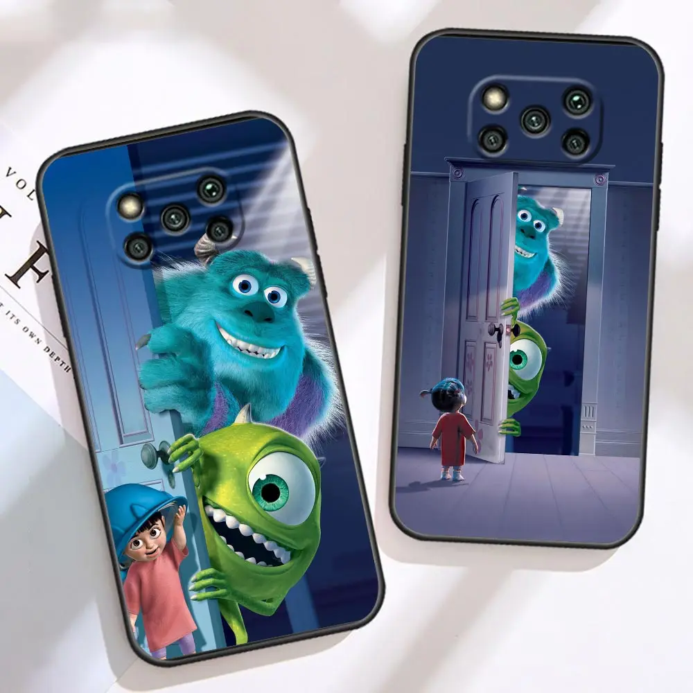 Monsters Inc Sulley Mike Phone Case For Xiaomi 9 10T 11 12 12T 13 POCO F3 F4 F5 F6 X3 X4 X5 M3 M4 M5 M6 PRO GT Case Funda Shell