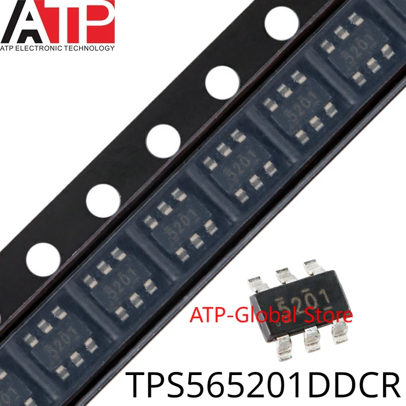 

100-1000PCS TPS565201DDCR 5201 SOT23-6 TPS565201 Synchronous Buck Regulator Chip IC New Original