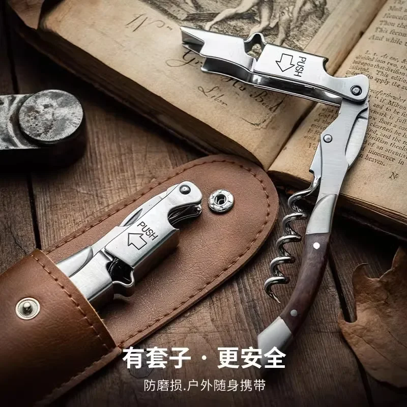 

Personalize Beer Opener Screwdriver Tool Custom Logo Multifunctional Wine Bottle Opener Seahorse Knife Laser Name Wedding Gift