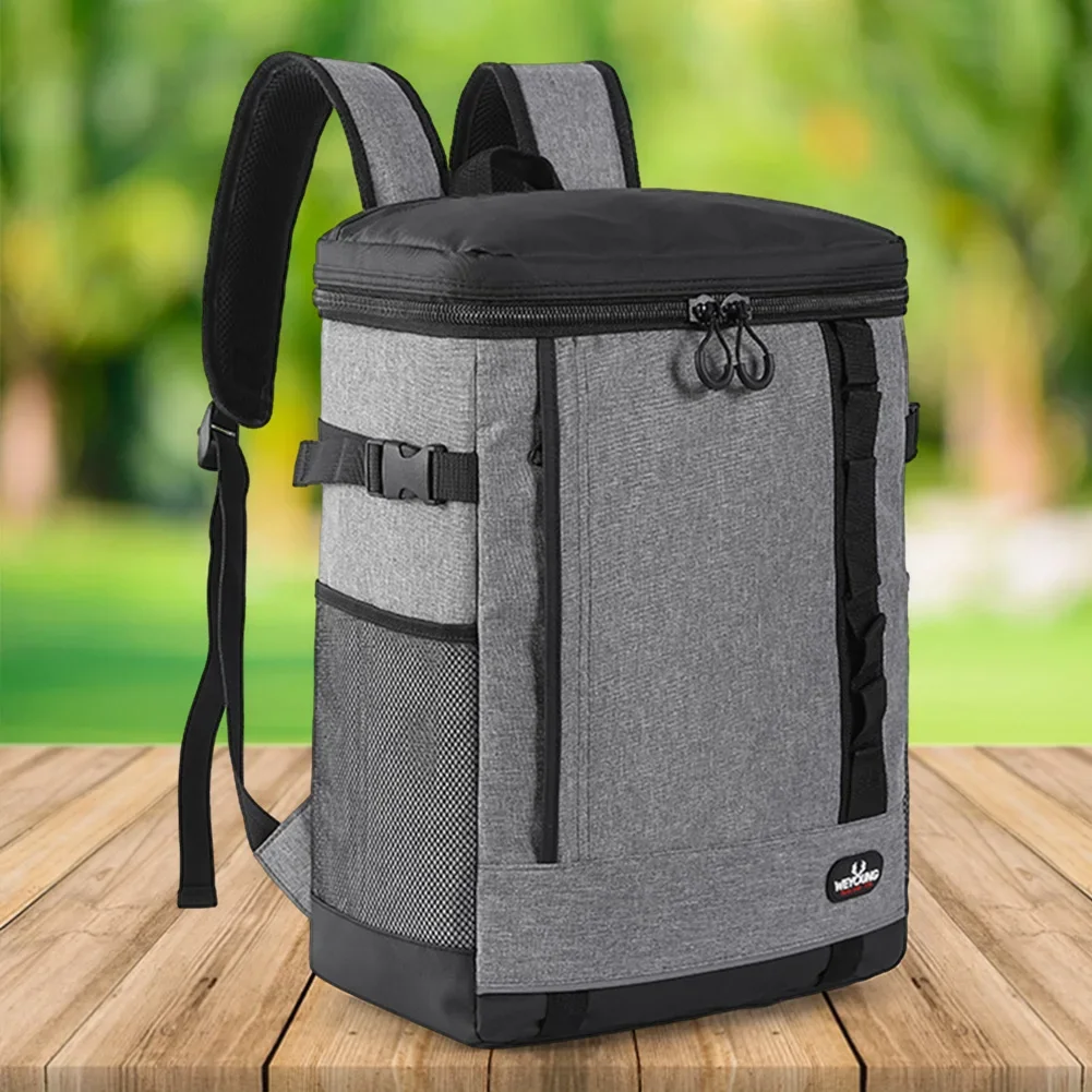 Thermal Backpack Waterproof Thickened Cooler Bag 20/24L Large Insulated Food Grade Family School Picnic Refrigerator Lunch Bag