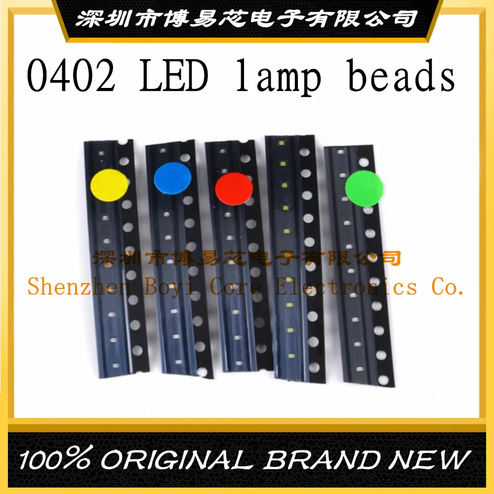 

0402 SMD LED red, yellow, blue, emerald green, warm white, ice blue, purple, orange, yellow and green lamp beads