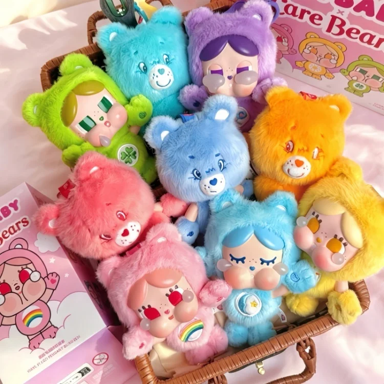 Original POP MART CRYBABY Care Bears Blindbox Taschenanhänger Schlüsselanhänger Niedliches Sammlerstück Dekofigur Spielzeug Geschenk für Sammler – Detail 4