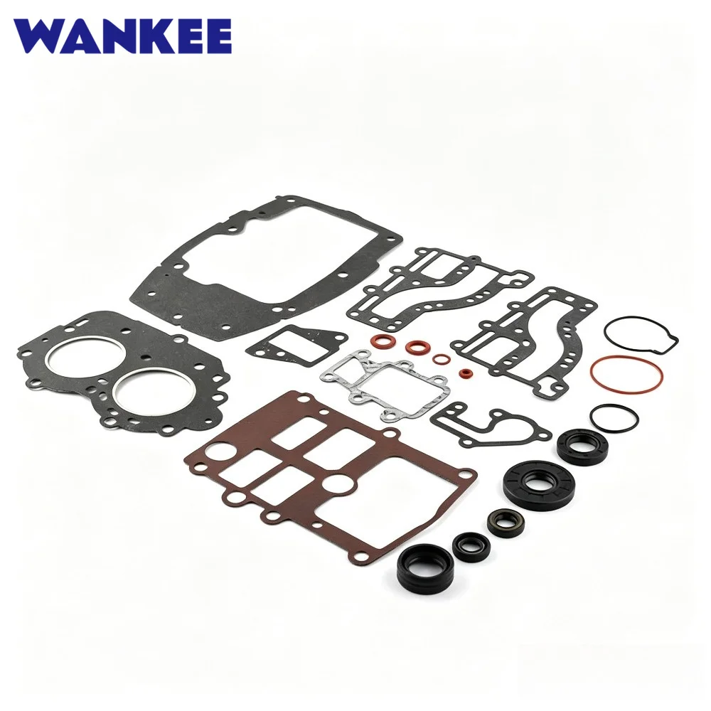 6E7-W0001 Gasket Kit For Yamaha Parsun Hidea 15HP 2-stroke Outboard Engine 6E7-W0001-A1