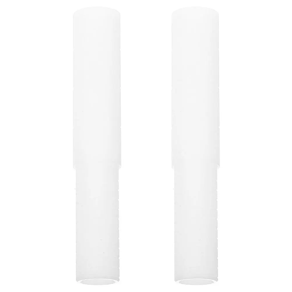 2 قطعة عمود نادي الغولف تمديد الأبيض انتهازي قضيب الكربون الصلب قابل للتعديل لإصلاح نادي الغولف الخشب الحديدي تعزيز سوينغ