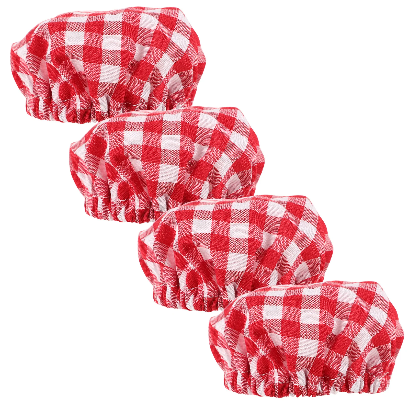 

4pcs Cloth Covers For Jars 34Mm Elastic Unbleached Reusable Fabric Lid Sourdough Bread Baking Supplies Fermentation Cover