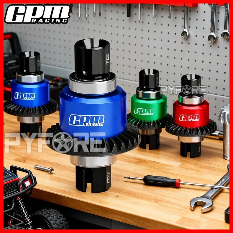 

GPM 4140 Carbon Steel 7075 Alloy 12/30T Front Rear Differential Gear Set For ARRMA 1/18 4WD ARA2102GRANITE ARA311193 ARA311182