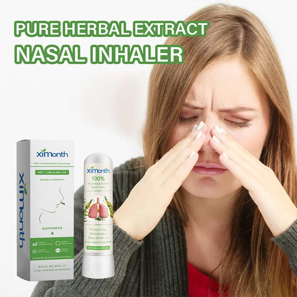 Inhalateur nasal à base de plantes, anciers d'aspiration nasale, congestion nasale, inconfort, anciers de soins du corps, produit de soins de santé, 1 pièce, 2 pièces, 3 pièces, 5 pièces