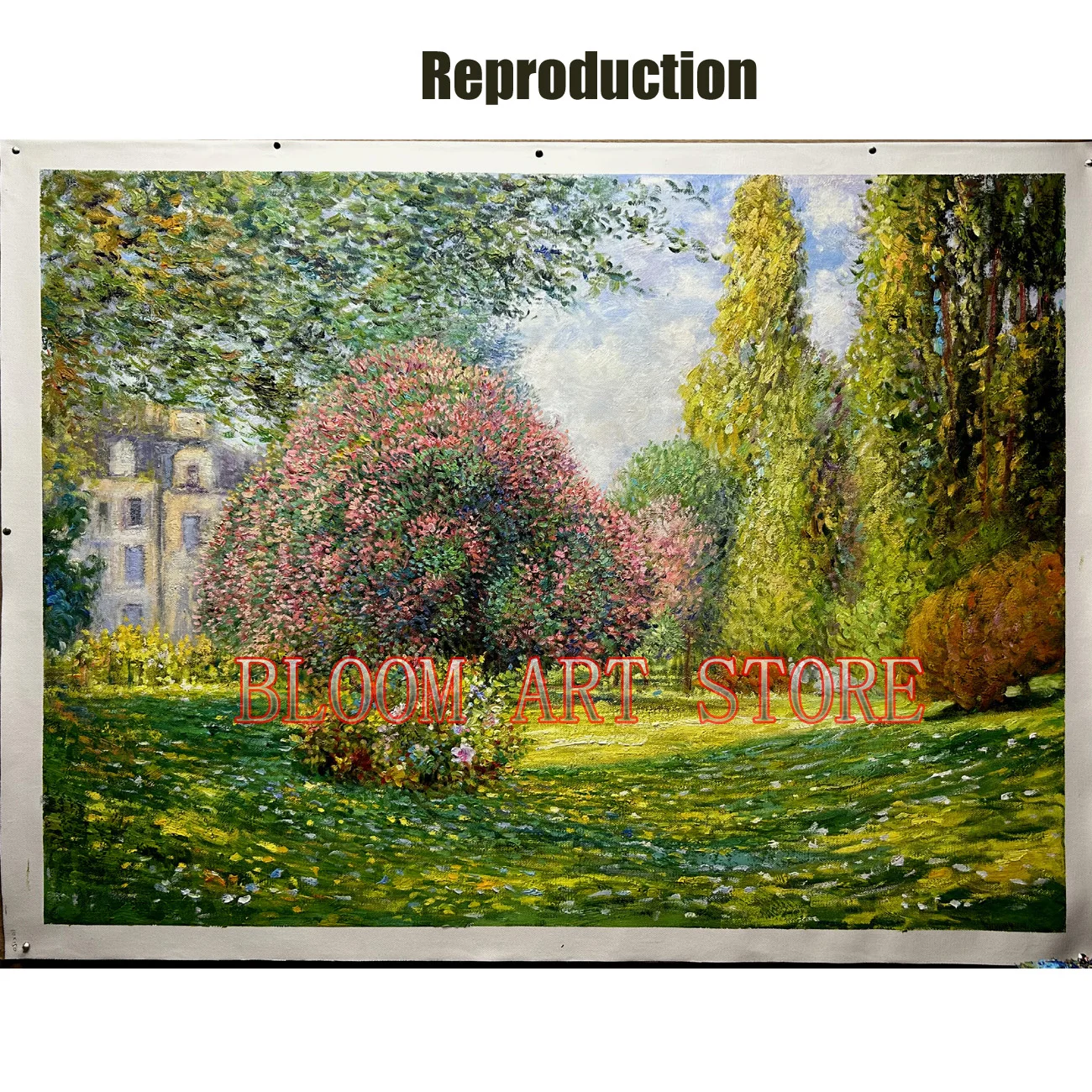 Parc Monceau, Paris by Claude Monet Hand painted famous painting reproduction Impressionism landscape oil painting on canvas