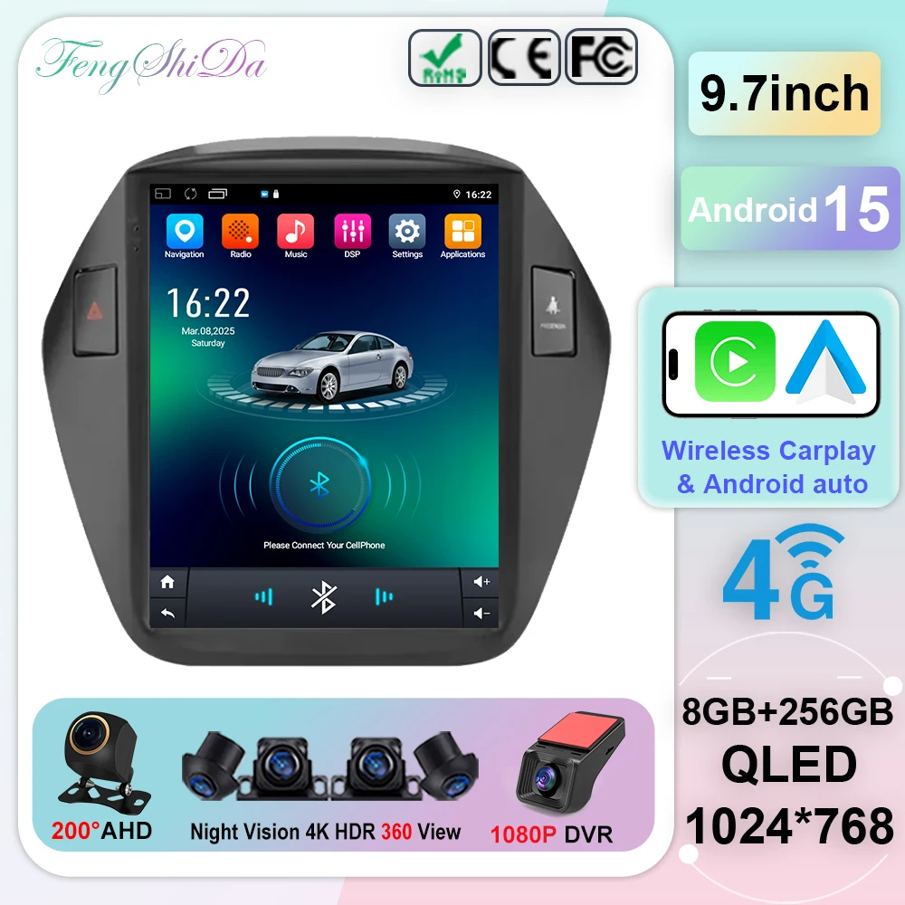 9.7" Android 15 Car… - image