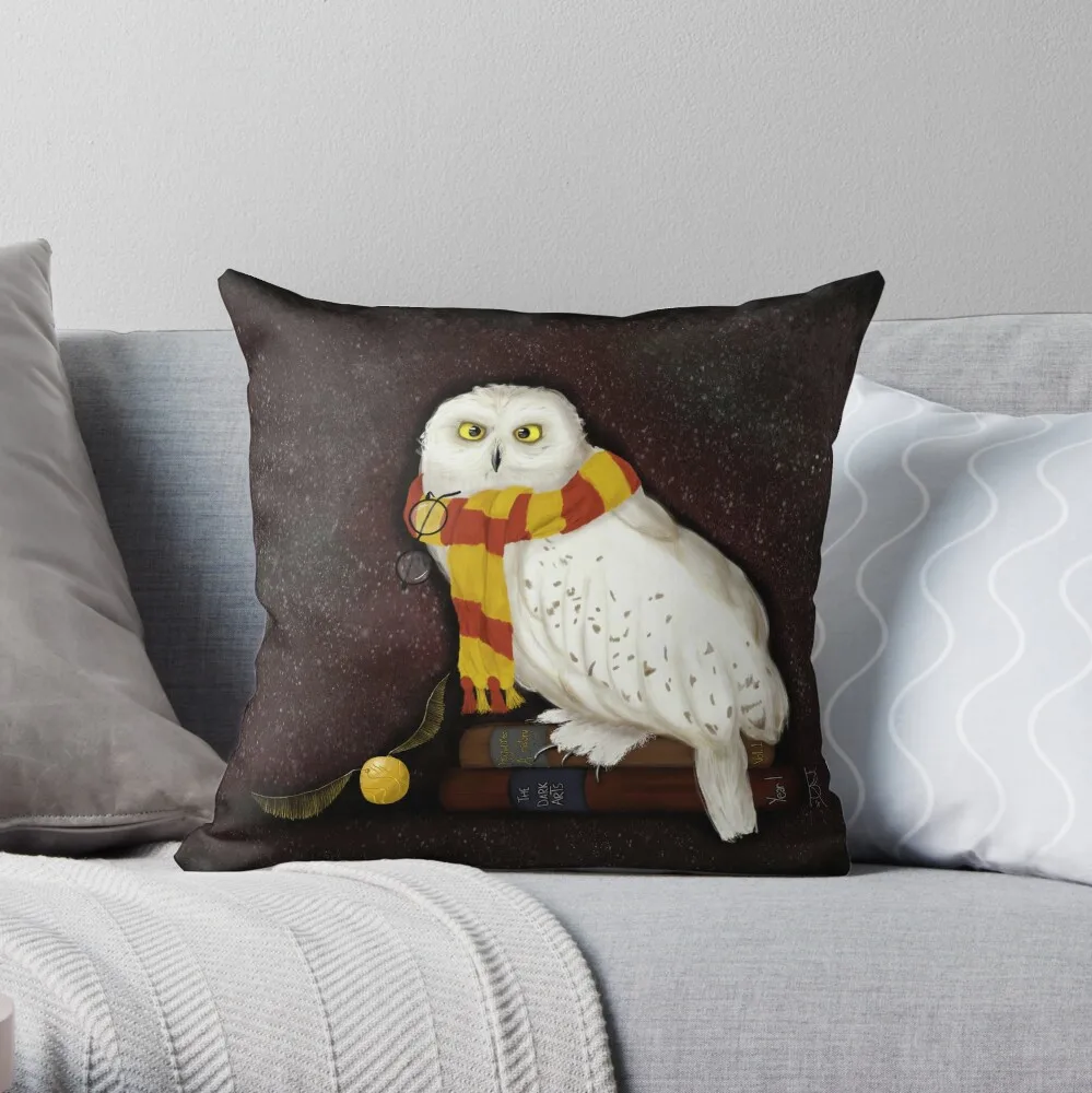 

Hedwig the Owl Throw Pillow Cushions Luxury Cushion Cover Decorative Sofa Cushion