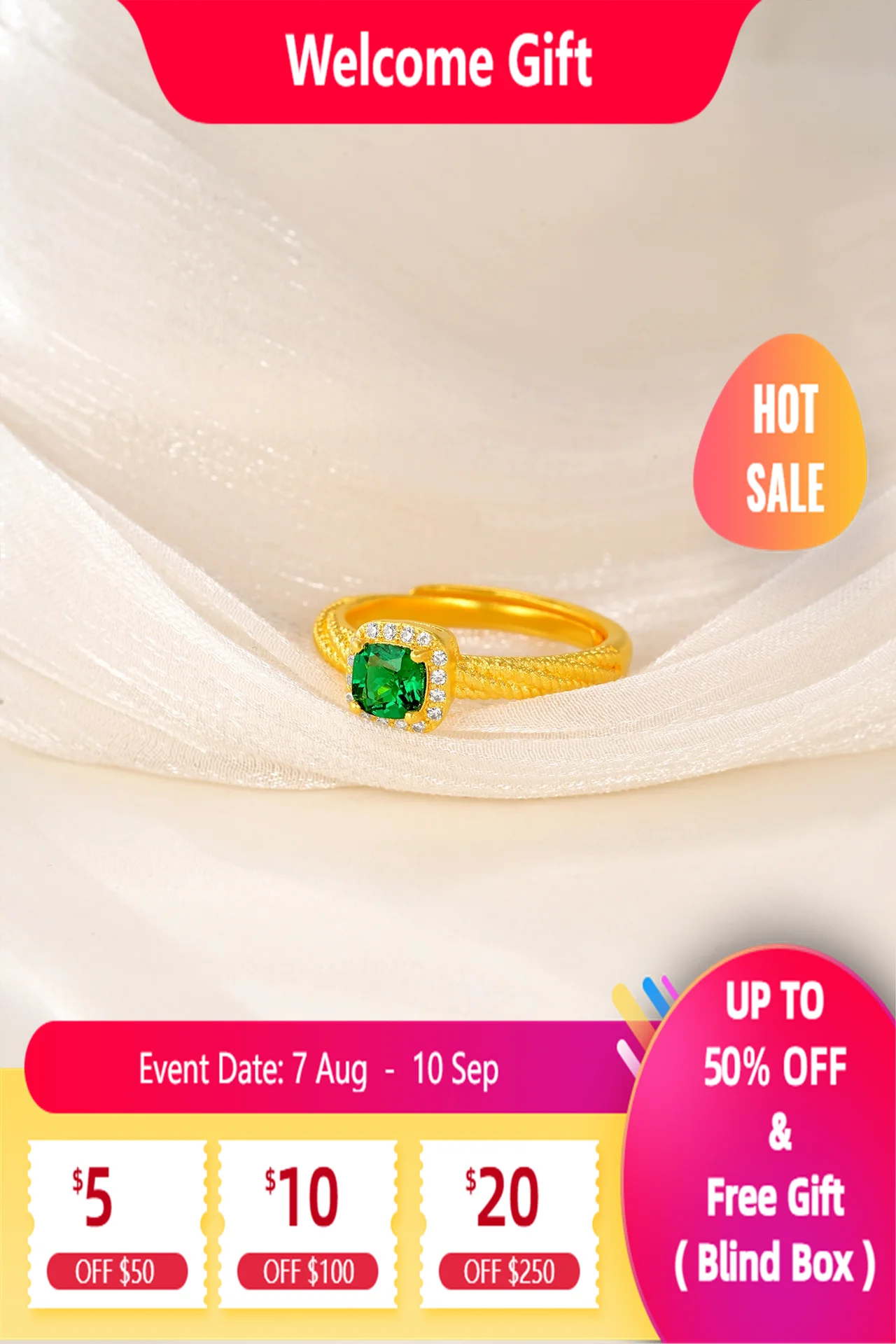 

Lium Gems Spiral Twisted Ring 925 Sterling Silver 24k Gold Vermeil Garnet Cubic Zirconia inlaid Jewelry Gift for Women Men