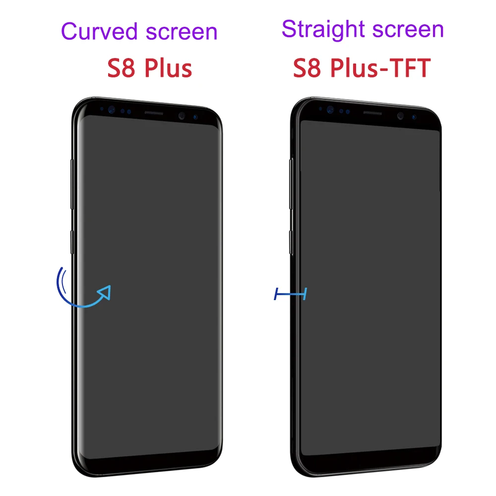 S8 Plus For Samsung Tested For S8+ G955W G955A G955 G955N G955F LCD Display Touch Screen Digitizer Assembly Replacement