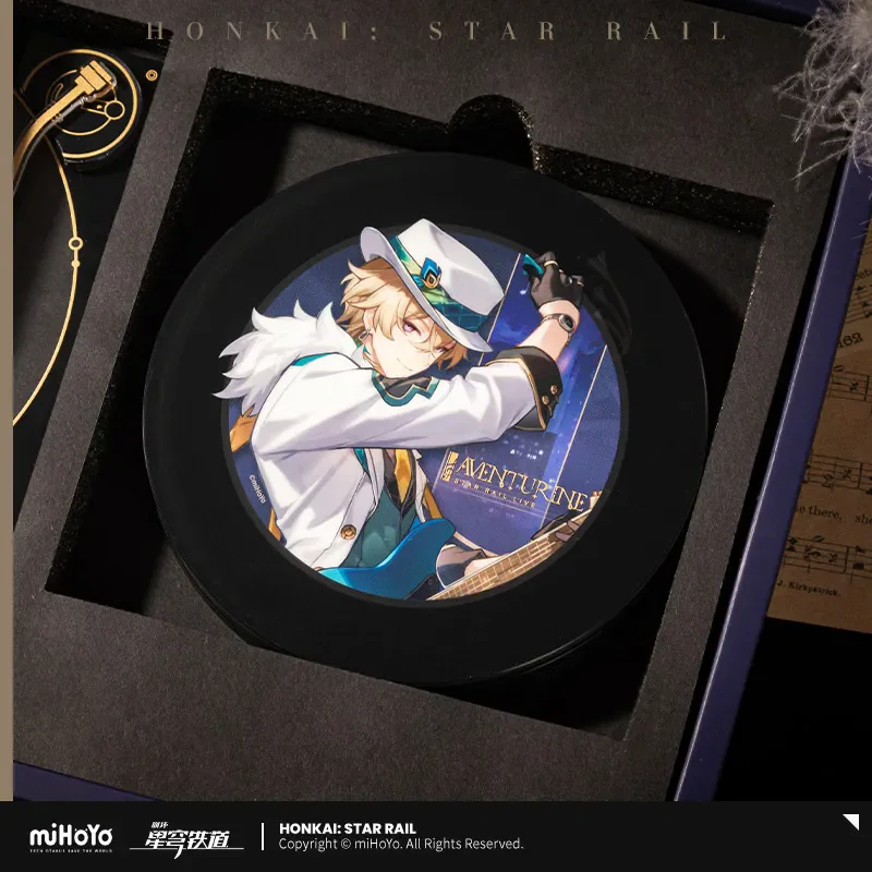 miHoYo Game Offizielle 2024 Honkai Star Rail LIVE-Serie Gedenk-Geschenkbox Robin Aventurin Acryl-Schallplatten-Anime-Displaybox