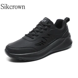 Zapatillas deportivas ligeras para hombre, zapatos transpirables de suela gruesa, informales, resistentes al agua, talla grande 48