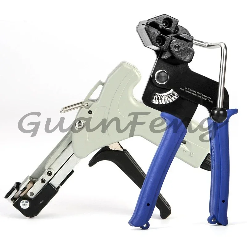 Automatic Stainless Steel Cable Tie Tensioning and Cutting Plier Multi-purpose Hand Tool for Locking Zip Tie Installation